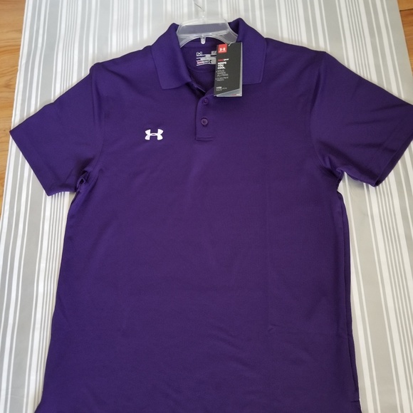 mens purple under armour shirt